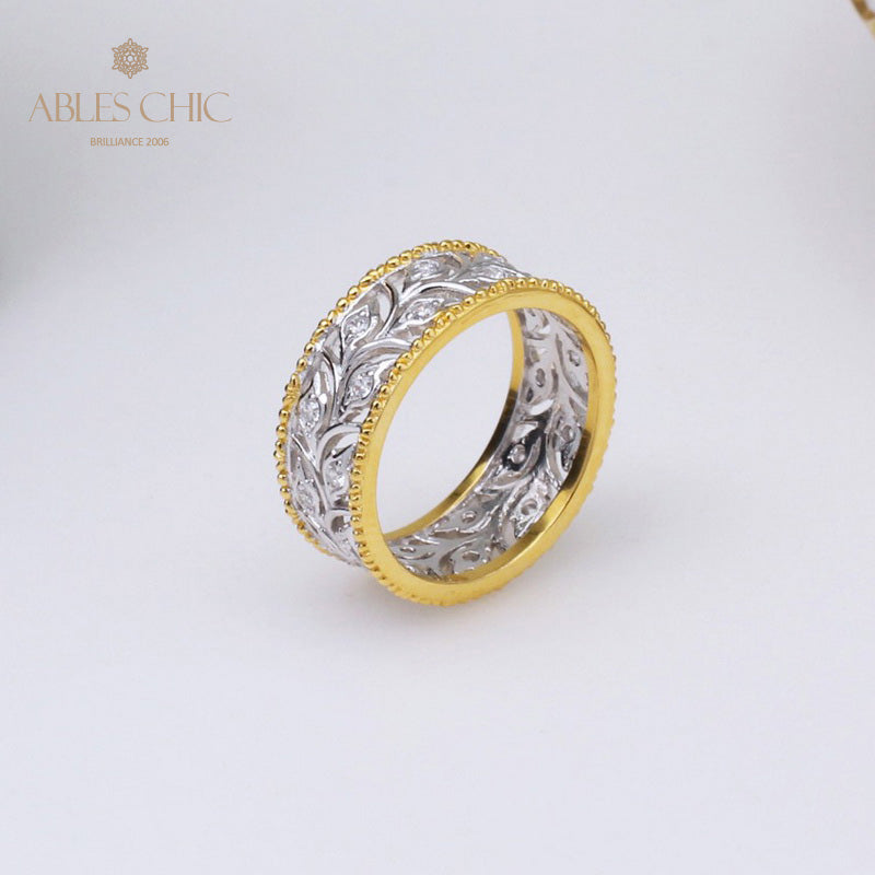 Bague florale bouton de rose 5020