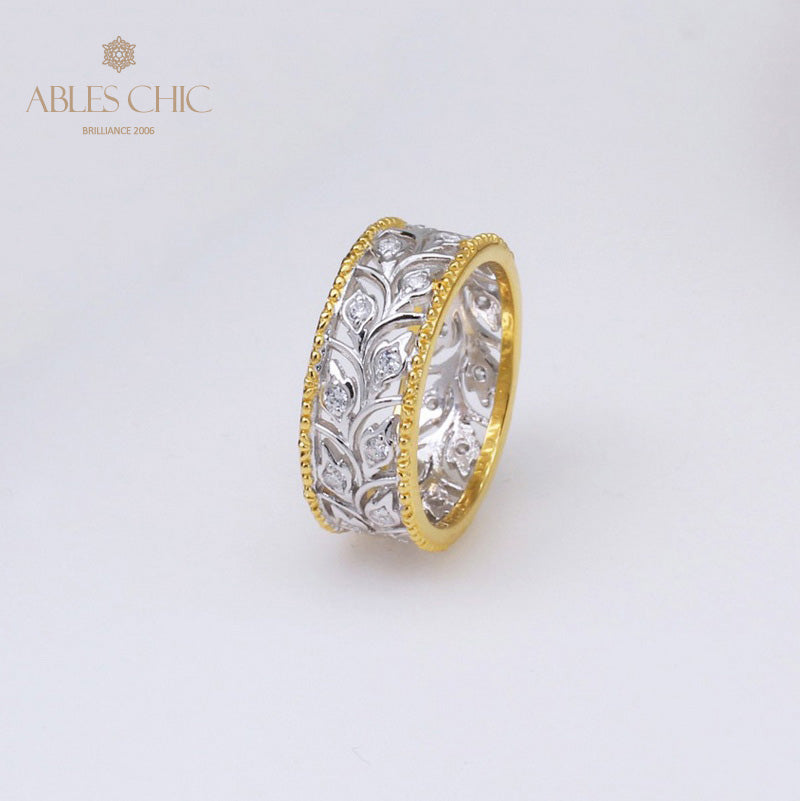 Bague florale bouton de rose 5020