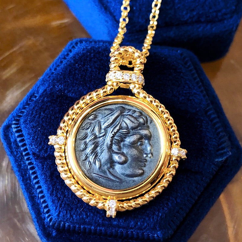 Collier réplique de pièces de monnaie byzantines 6056