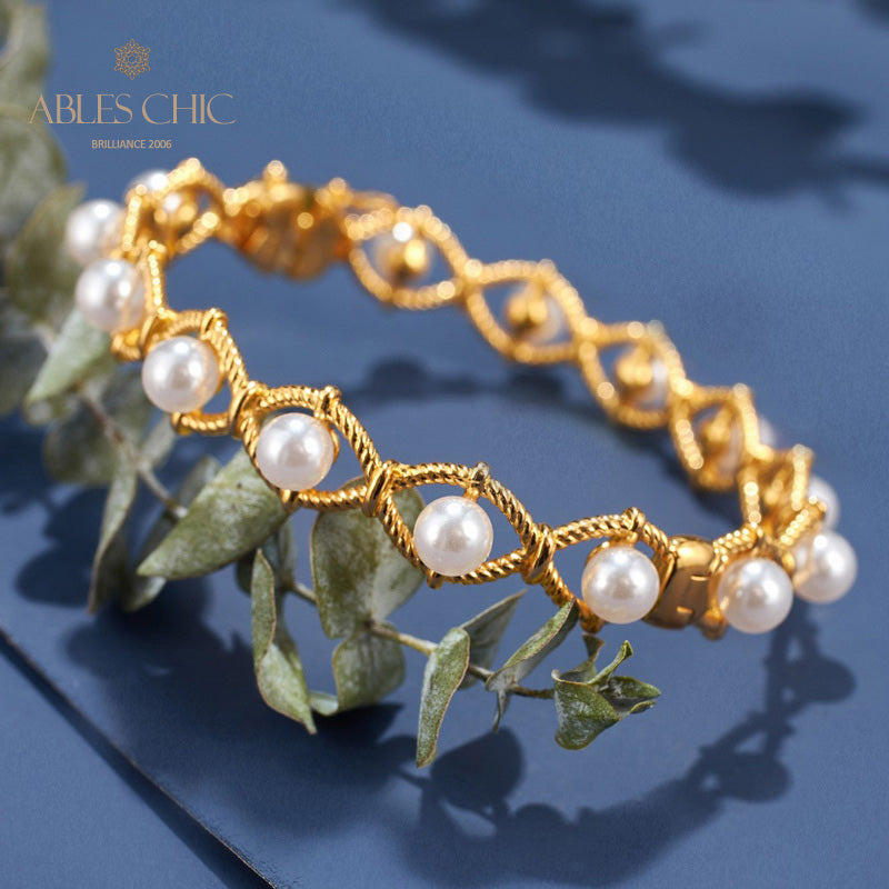 Bracelet de perles en chaîne de corde infini 6109
