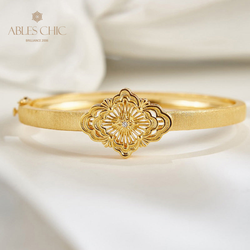 Bracelet Trèfle Traditionnel Fretwork 6132