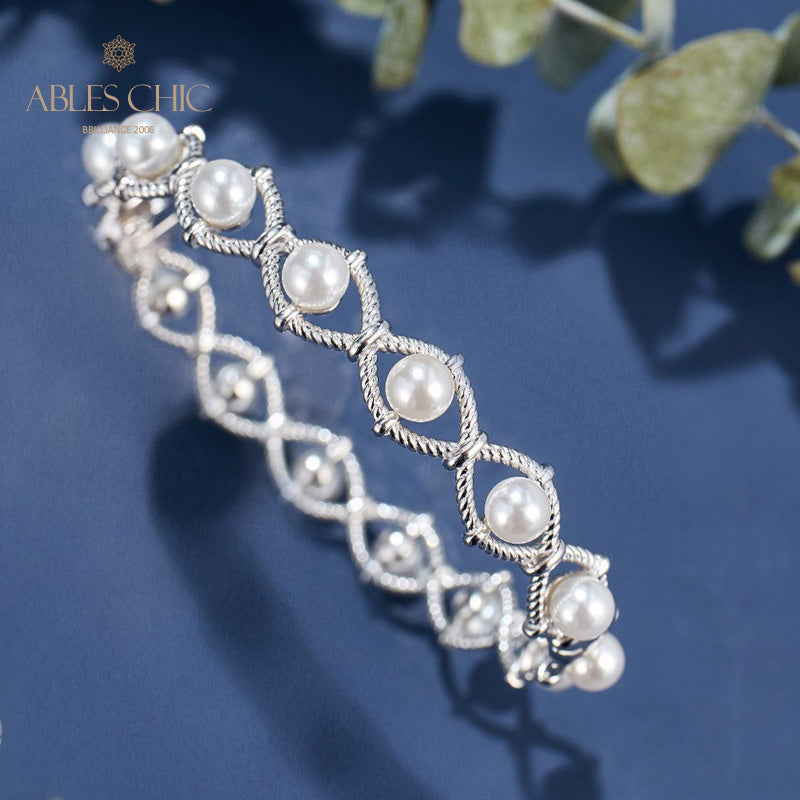 Bracelet de perles en chaîne de corde infini 6109
