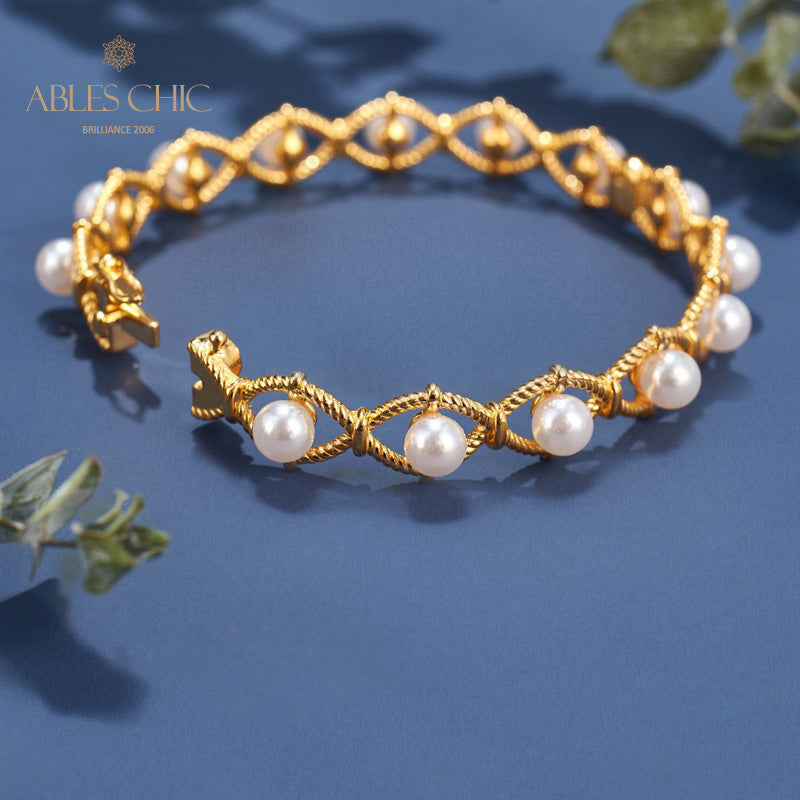 Bracelet de perles en chaîne de corde infini 6109