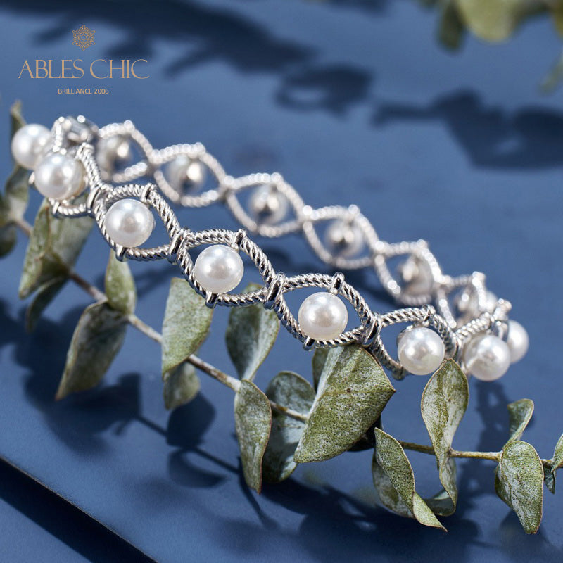 Bracelet de perles en chaîne de corde infini 6109