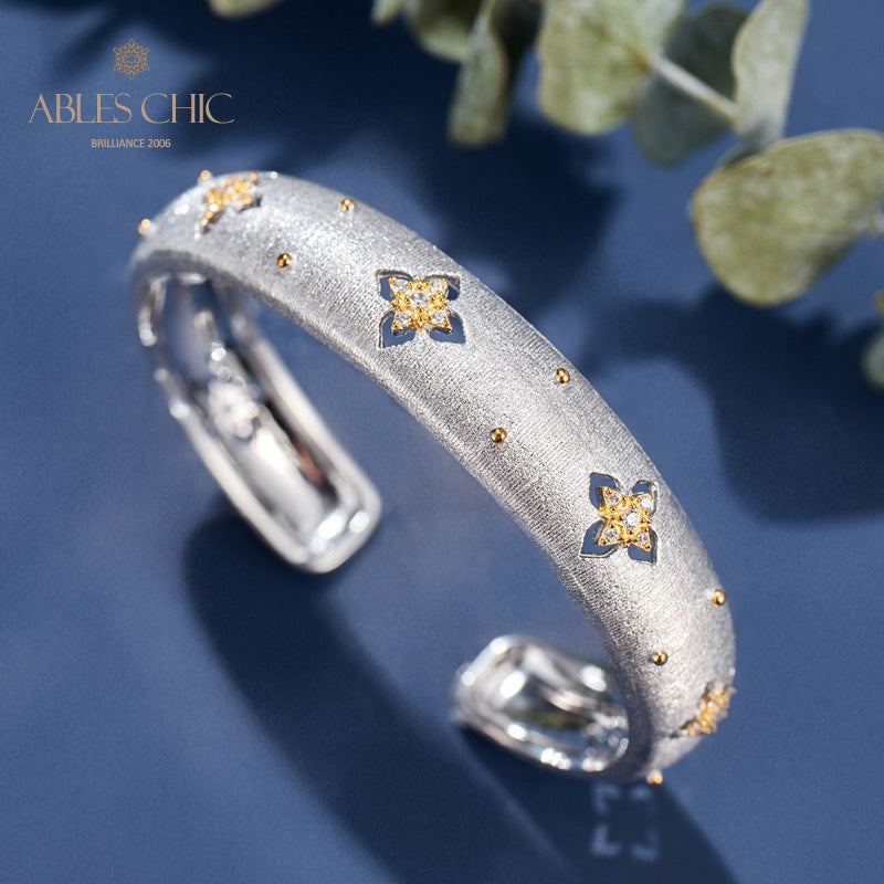 Bracelet Trèfles Soyeux 6105