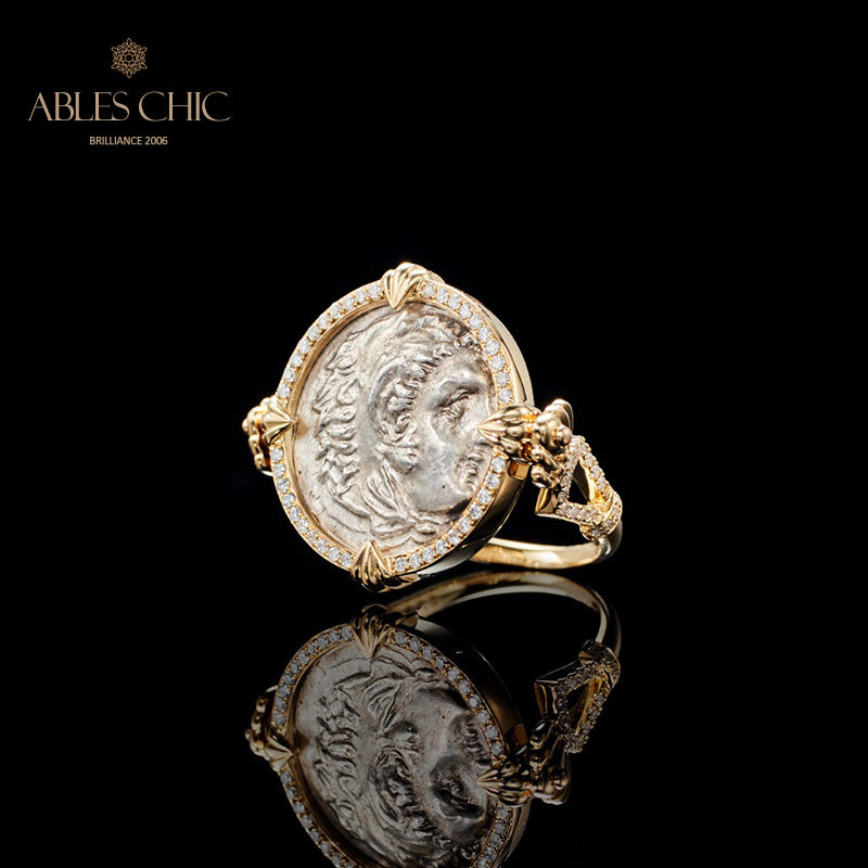 Bague pendentif Héraclès antique