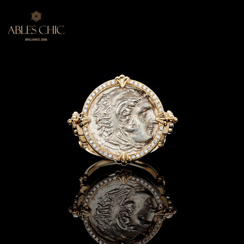 Bague pendentif Héraclès antique