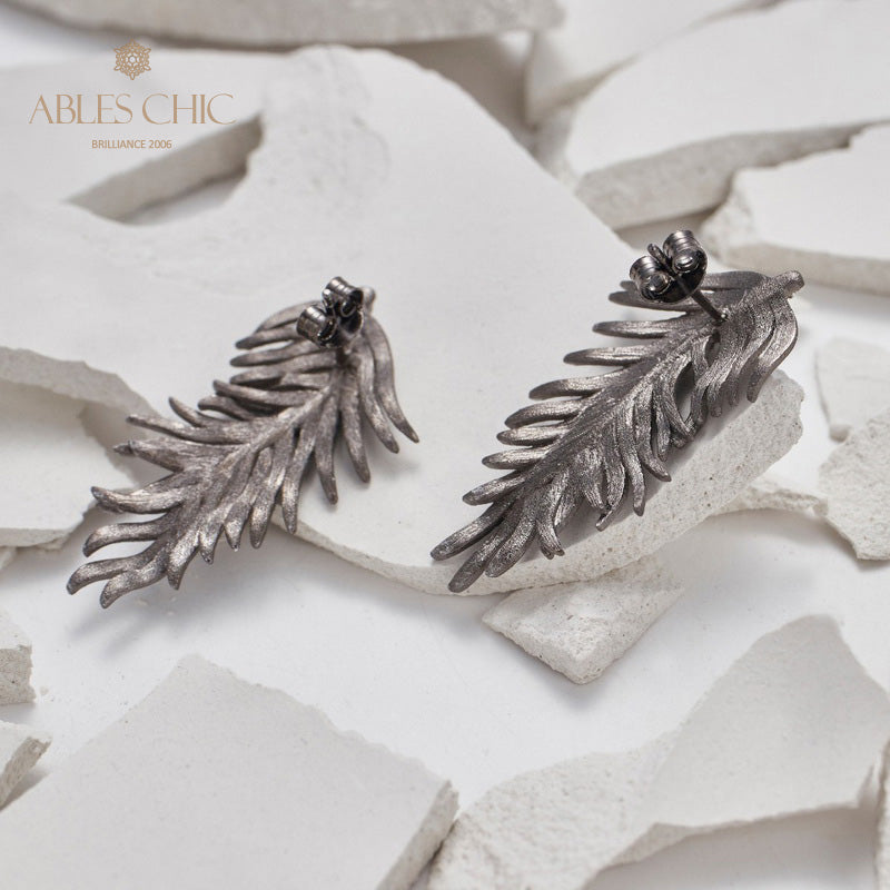 Boucles d’oreilles antiques de lustre d’aiguille de pin 5991