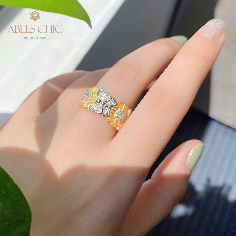 Bague Fleur de Marguerite Papillon 5931