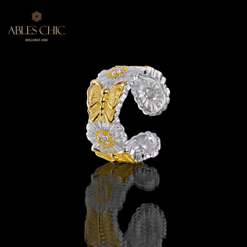 Bague Fleur de Marguerite Papillon 5931