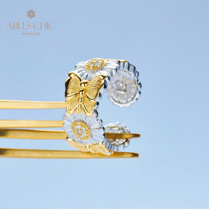 Bague Fleur de Marguerite Papillon 5931