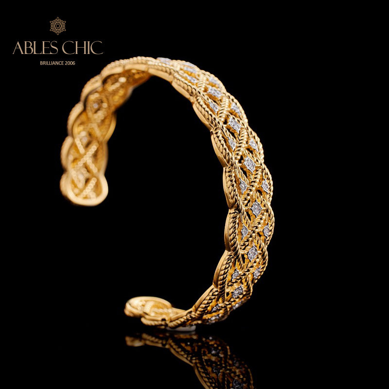 Bracelet Tressé Filigrane Infini 6012