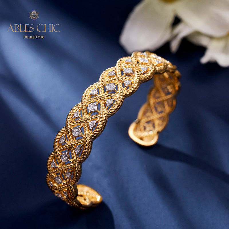 Bracelet Tressé Filigrane Infini 6012