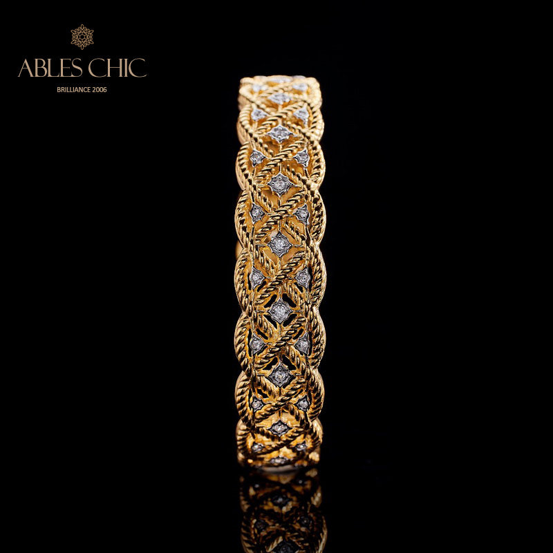 Bracelet Tressé Filigrane Infini 6012
