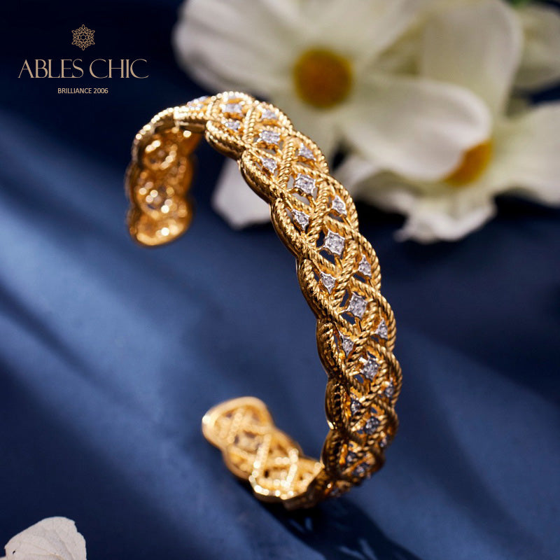 Bracelet Tressé Filigrane Infini 6012