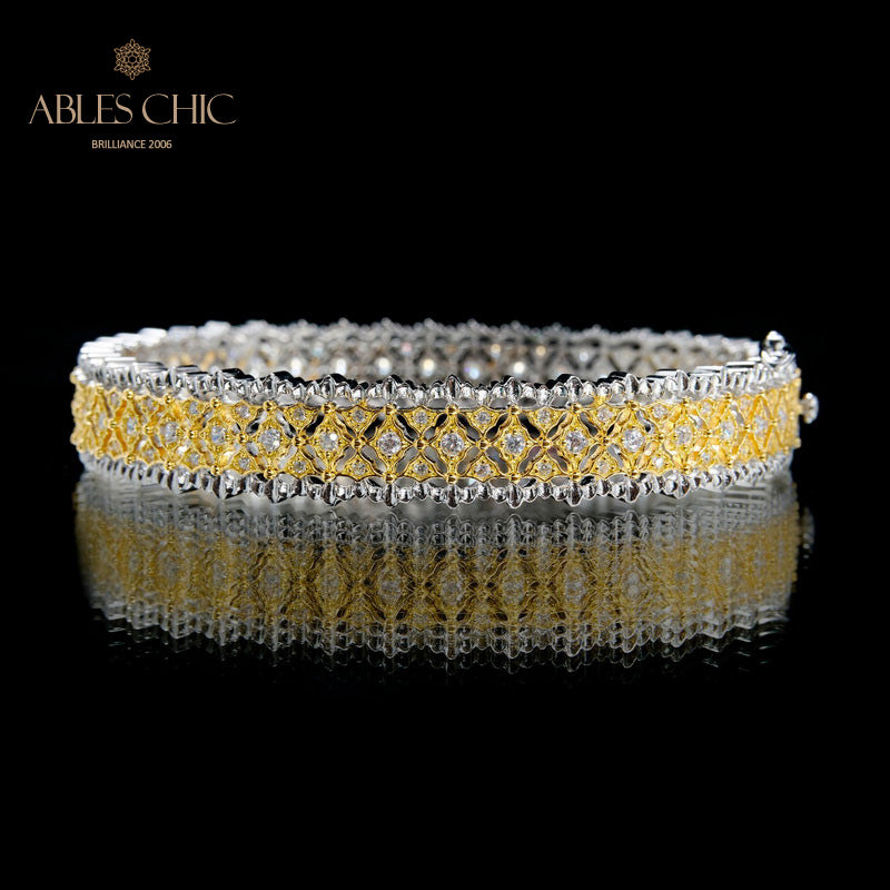 Bracelets en dentelle nid d'abeille 5863