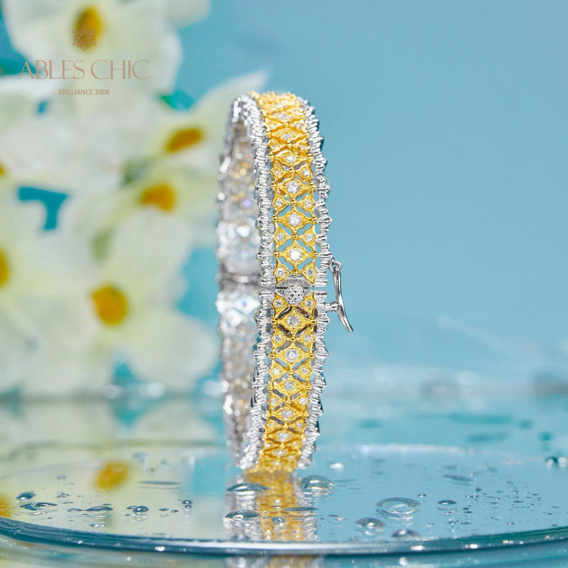 Bracelets en dentelle nid d'abeille 5863