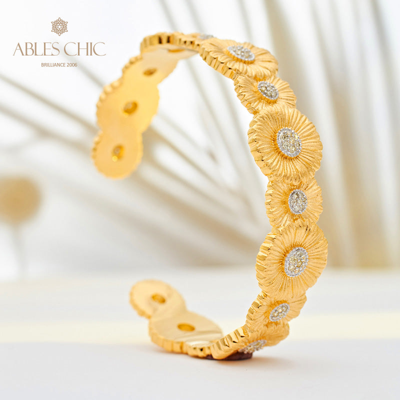 Bracelet fleuri marguerite 5908
