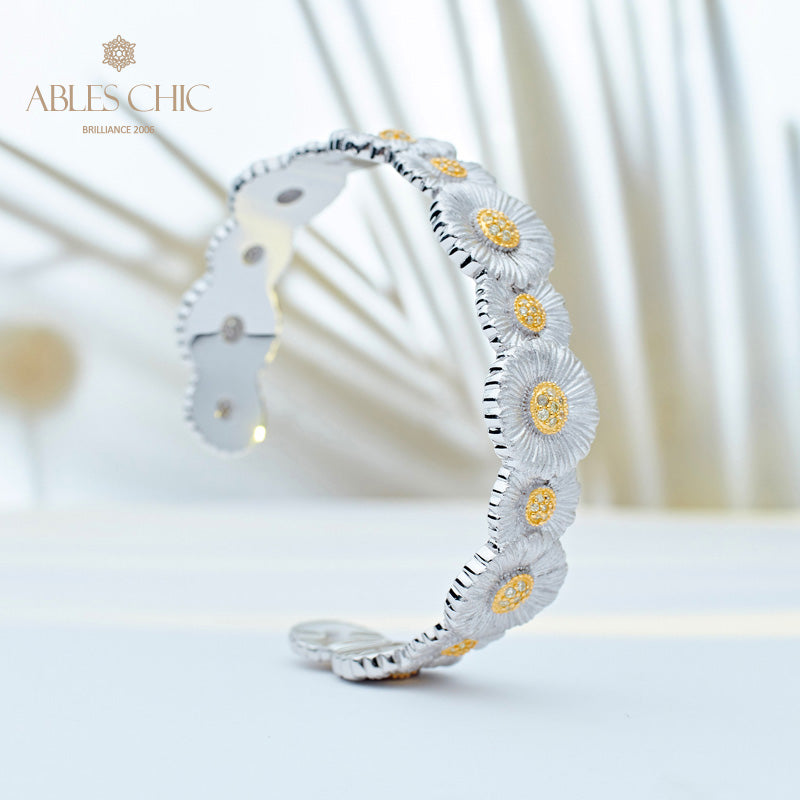 Bracelet fleuri marguerite 5908