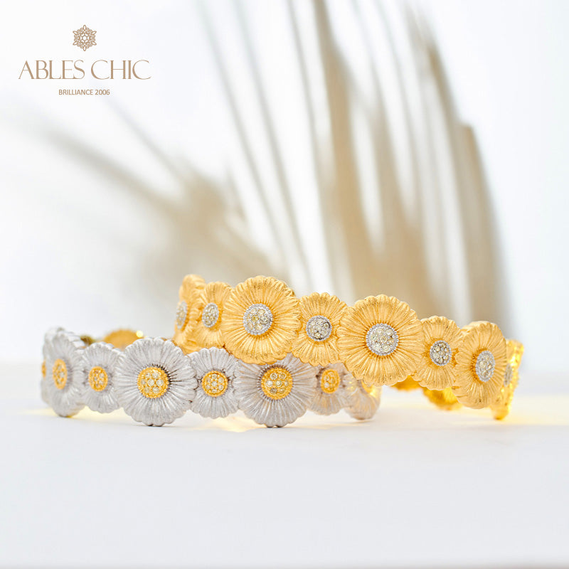 Bracelet fleuri marguerite 5908