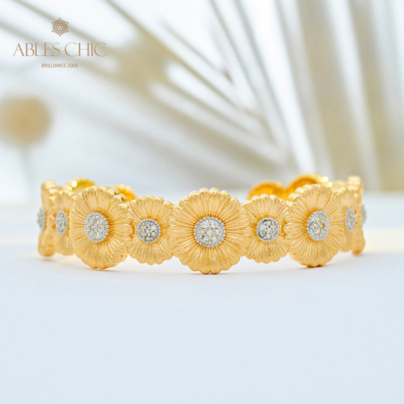 Bracelet fleuri marguerite 5908