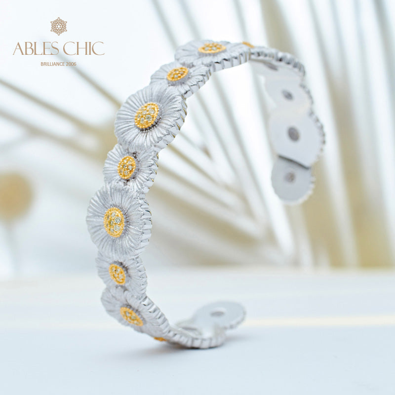 Bracelet fleuri marguerite 5908