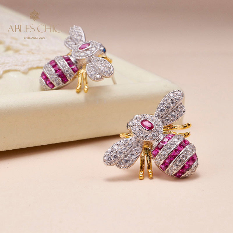 Boucles d'oreilles abeilles Vivid Beetles 5777