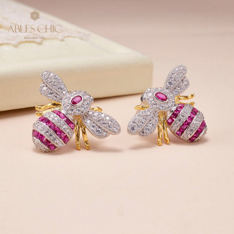 Boucles d'oreilles abeilles Vivid Beetles 5777