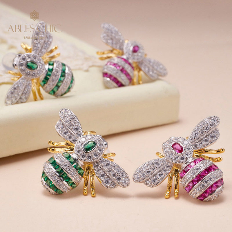 Boucles d'oreilles abeilles Vivid Beetles 5777