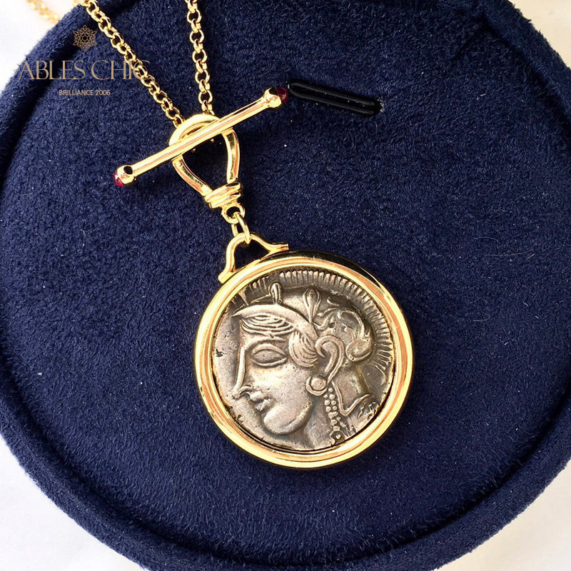 Colliers de pièces de monnaie grecques Zeus 5913