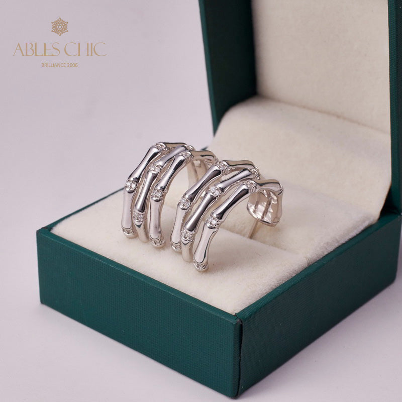 Boucles d'oreilles Noeuds Bambou 5736