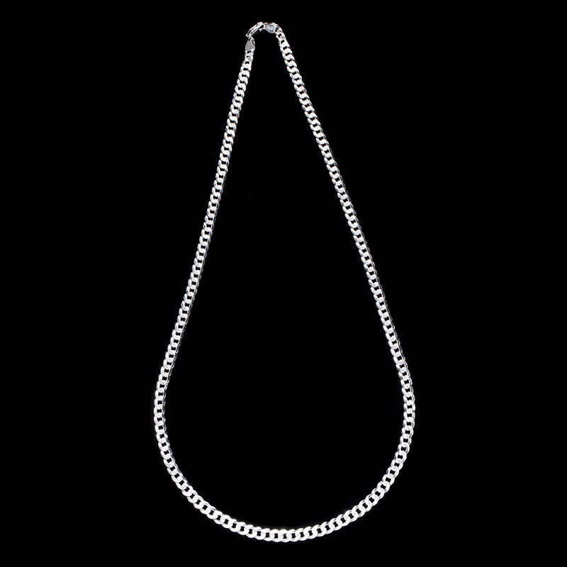 Chaîne gourmette Rombo taille diamant 50 cm 6060