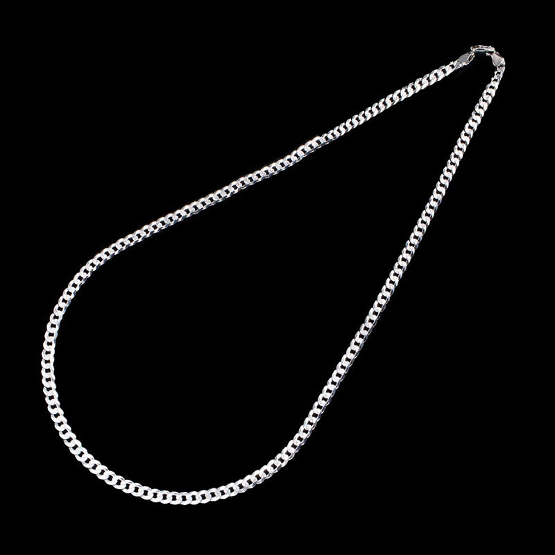 Chaîne gourmette Rombo taille diamant 50 cm 6060