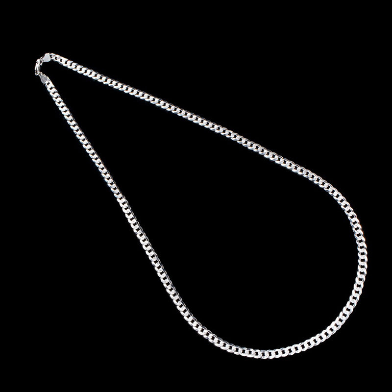 Chaîne gourmette Rombo taille diamant 50 cm 6060