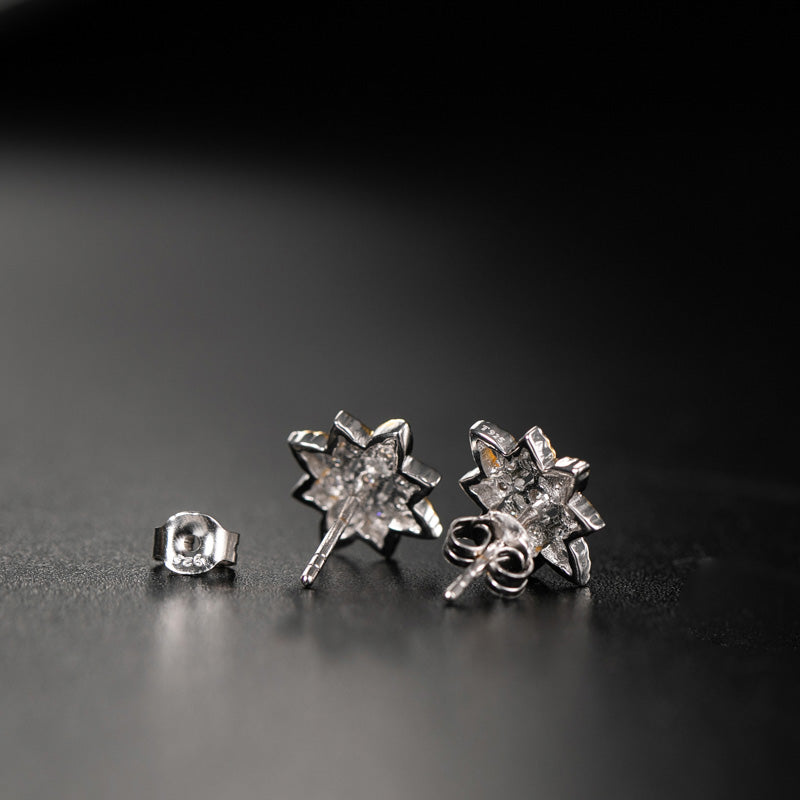Boucles d'oreilles fleurs étoilées 5004