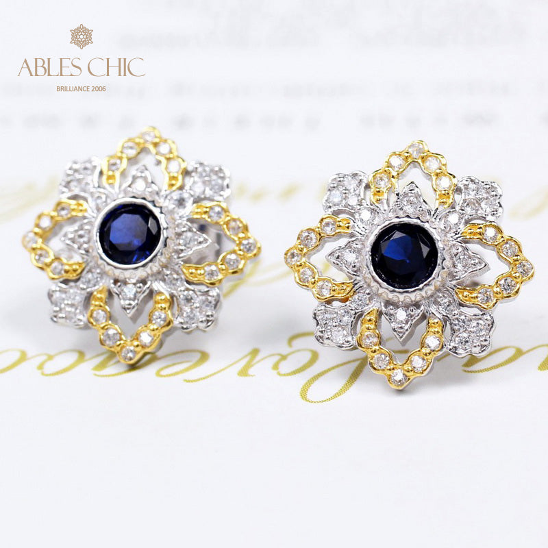 Boucles d'oreilles en filigrane de trèfles emblématiques 5535