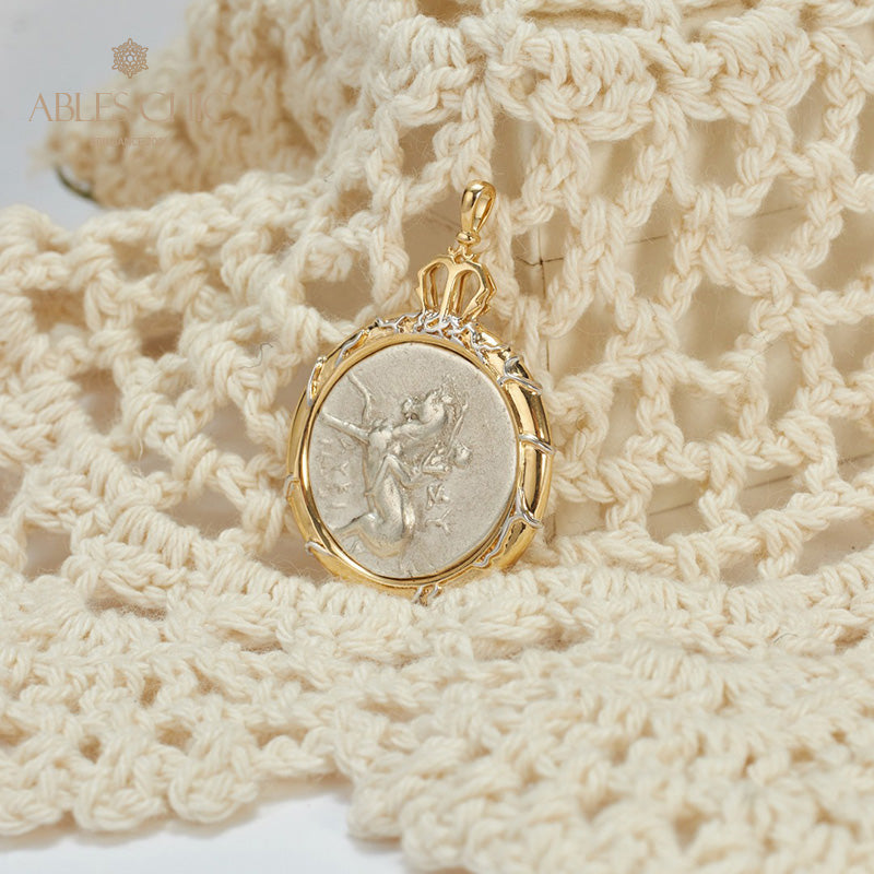 Pendentif de pièce byzantine uniquement