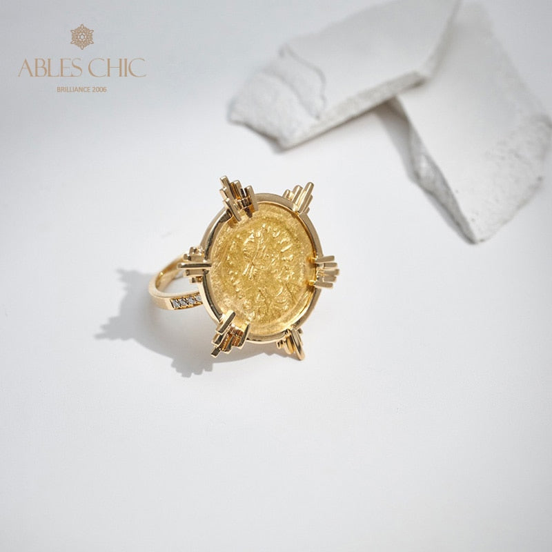 Bague grecque en or