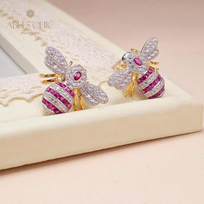 Boucles d'oreilles abeilles Vivid Beetles 5777