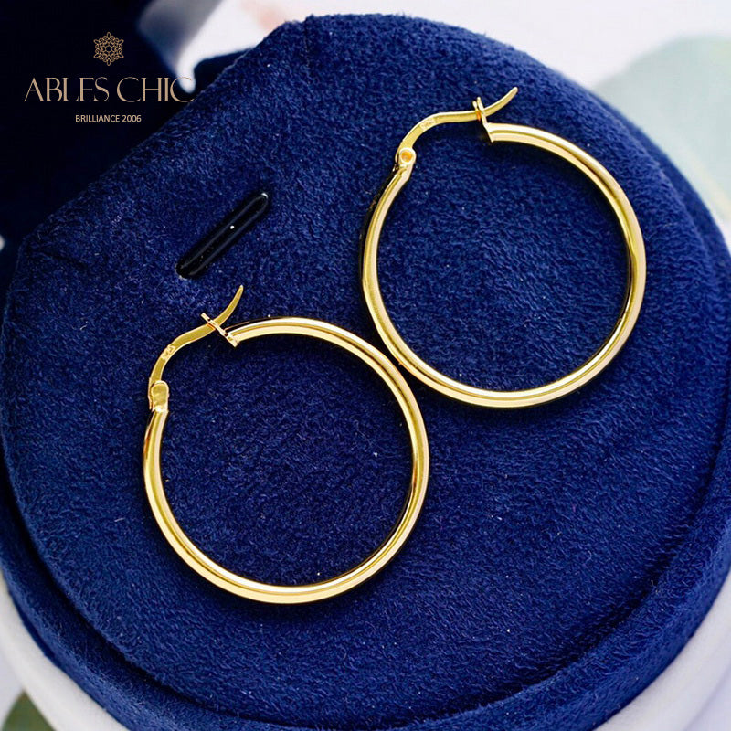 Boucles d'oreilles créoles 15 mm/25 mm/45 mm 5836