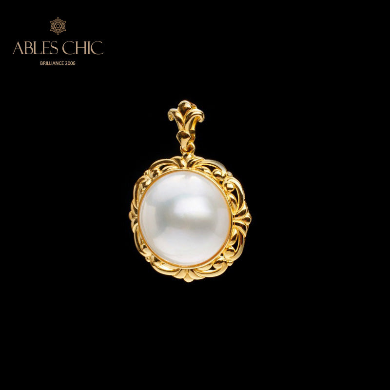 Pendentif en filigrane de perles Mabe 5905