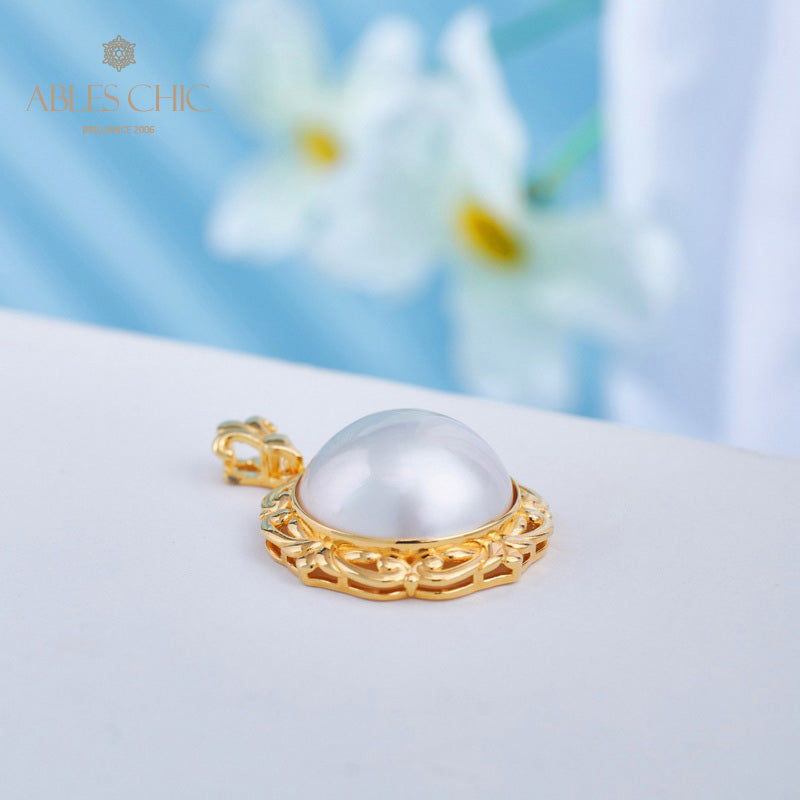 Pendentif en filigrane de perles Mabe 5905