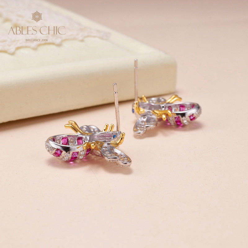 Boucles d'oreilles abeilles Vivid Beetles 5777