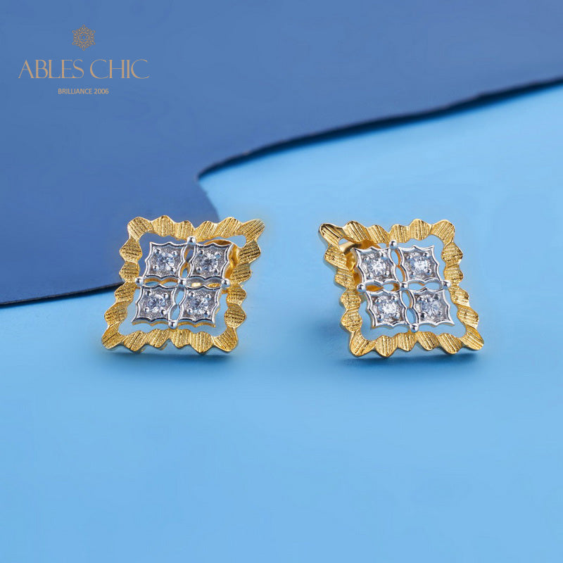 Boucles d'oreilles florales Clover Fretworks 5825