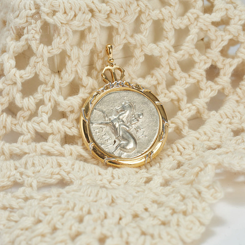 Pendentif de pièce byzantine uniquement