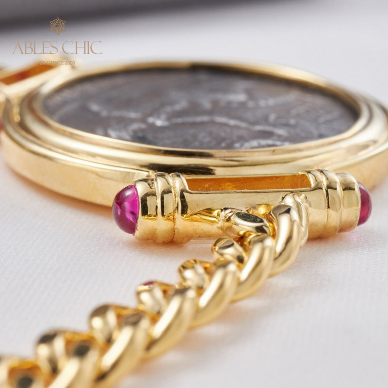 Collier de pièces antiques grecques Zeus 5842
