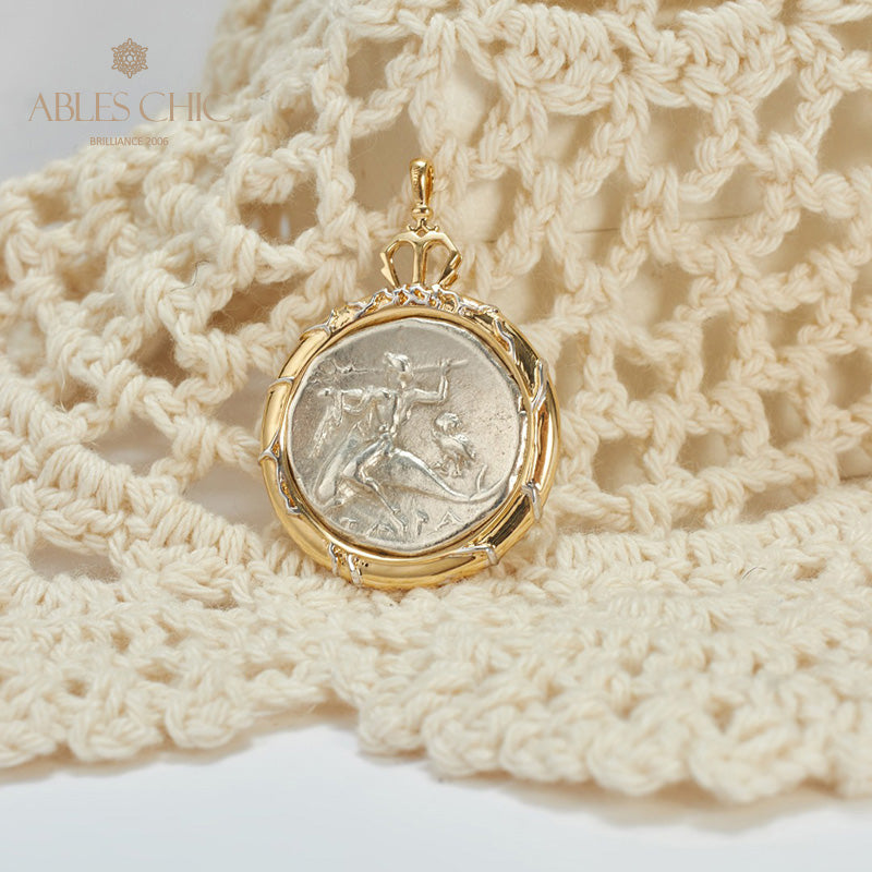Pendentif de pièce byzantine uniquement