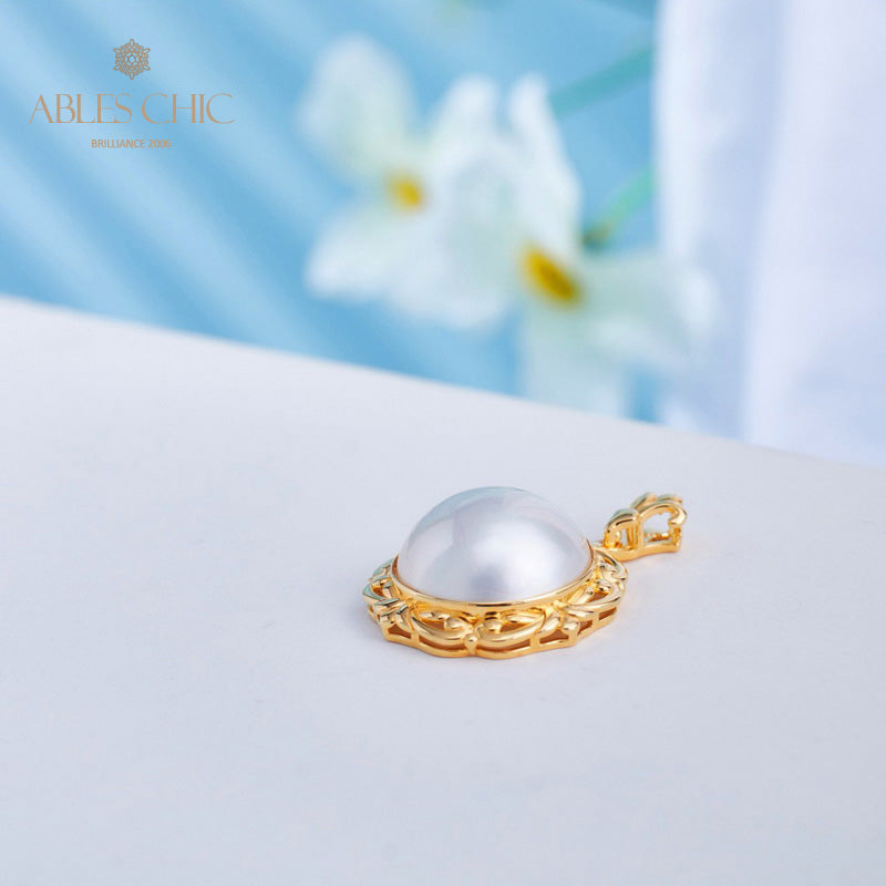 Pendentif en filigrane de perles Mabe 5905