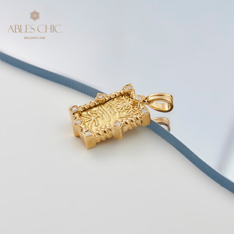 Pendentif pièce d'or personnages uniquement