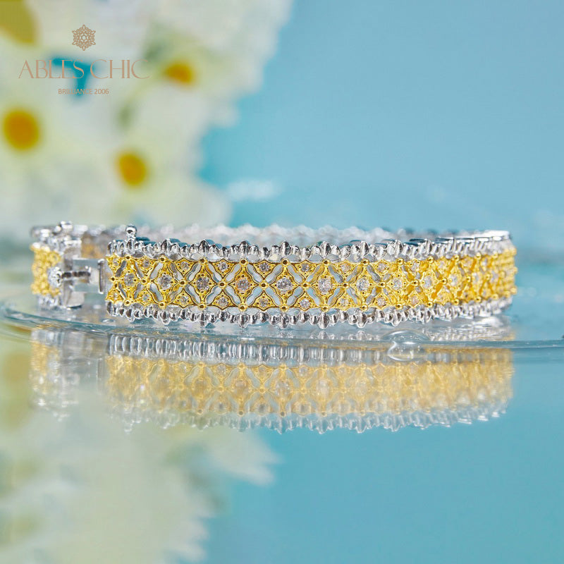 Bracelets en dentelle nid d'abeille 5863